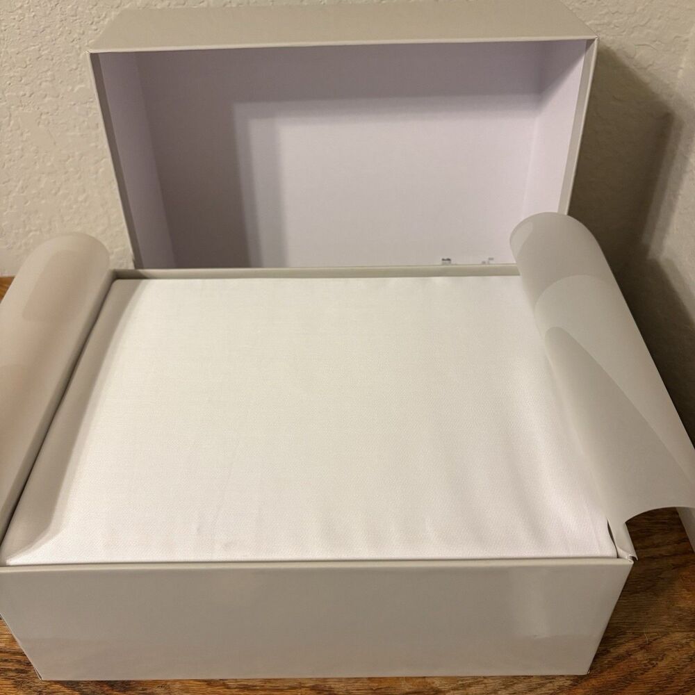 Buffy White Sheets Lyocell Twin XL White - Picture 4 of 4